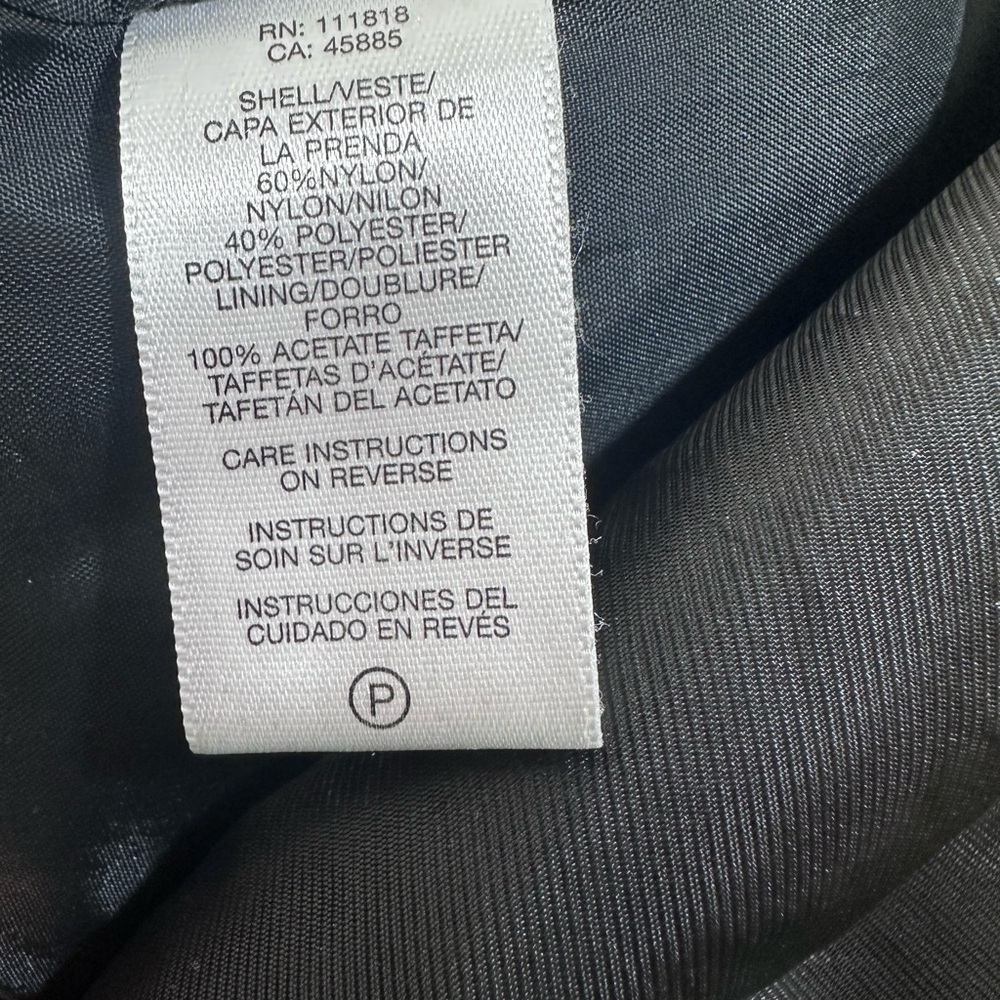 Michael Kors black shiny raincoat size medium - Picture 11 of 12